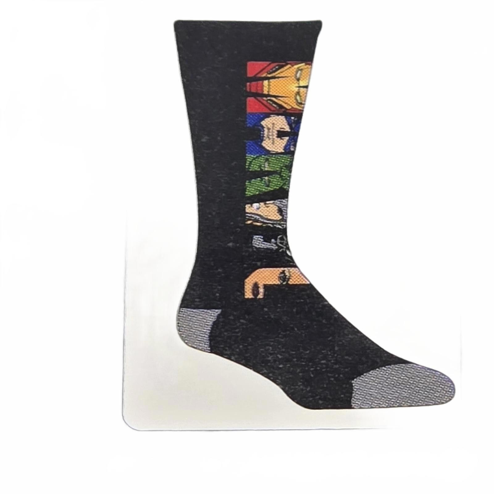 Marvel Comics Marvel Avengers Crew Socks - Size 9-13 Size ONE SIZE - 3 Thumbnail