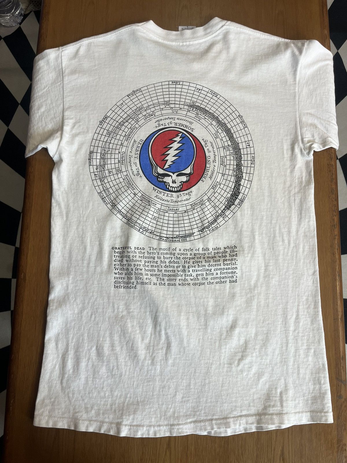 Grateful Dead Vintage GRATEFUL DEAD what Alones Strance Trip It’s Been 90’ Size US L / EU 52-54 / 3 - 8 Thumbnail