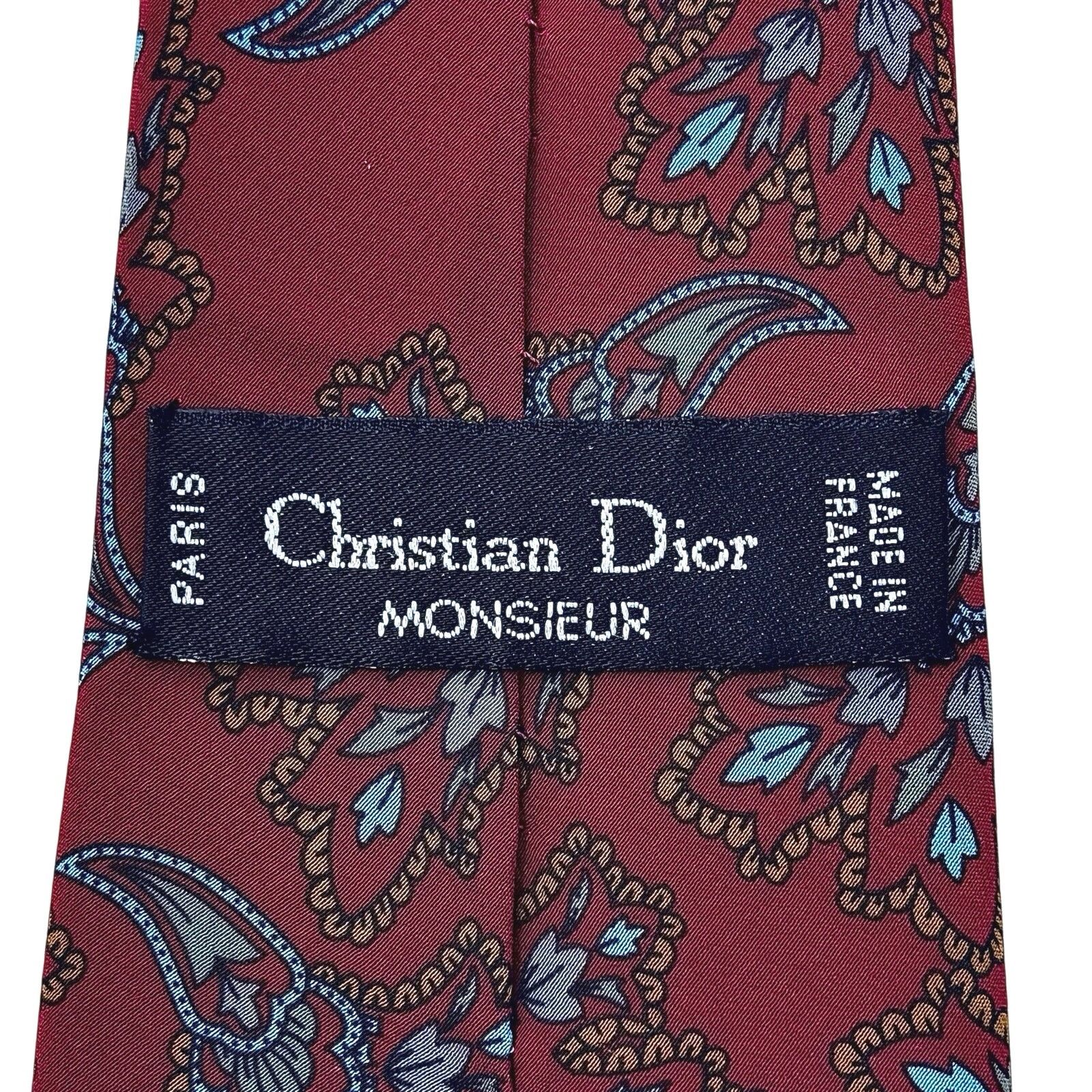 Christian Dior Monsieur Christian Dior Abstract Pattern Tie Size ONE SIZE - 4 Thumbnail