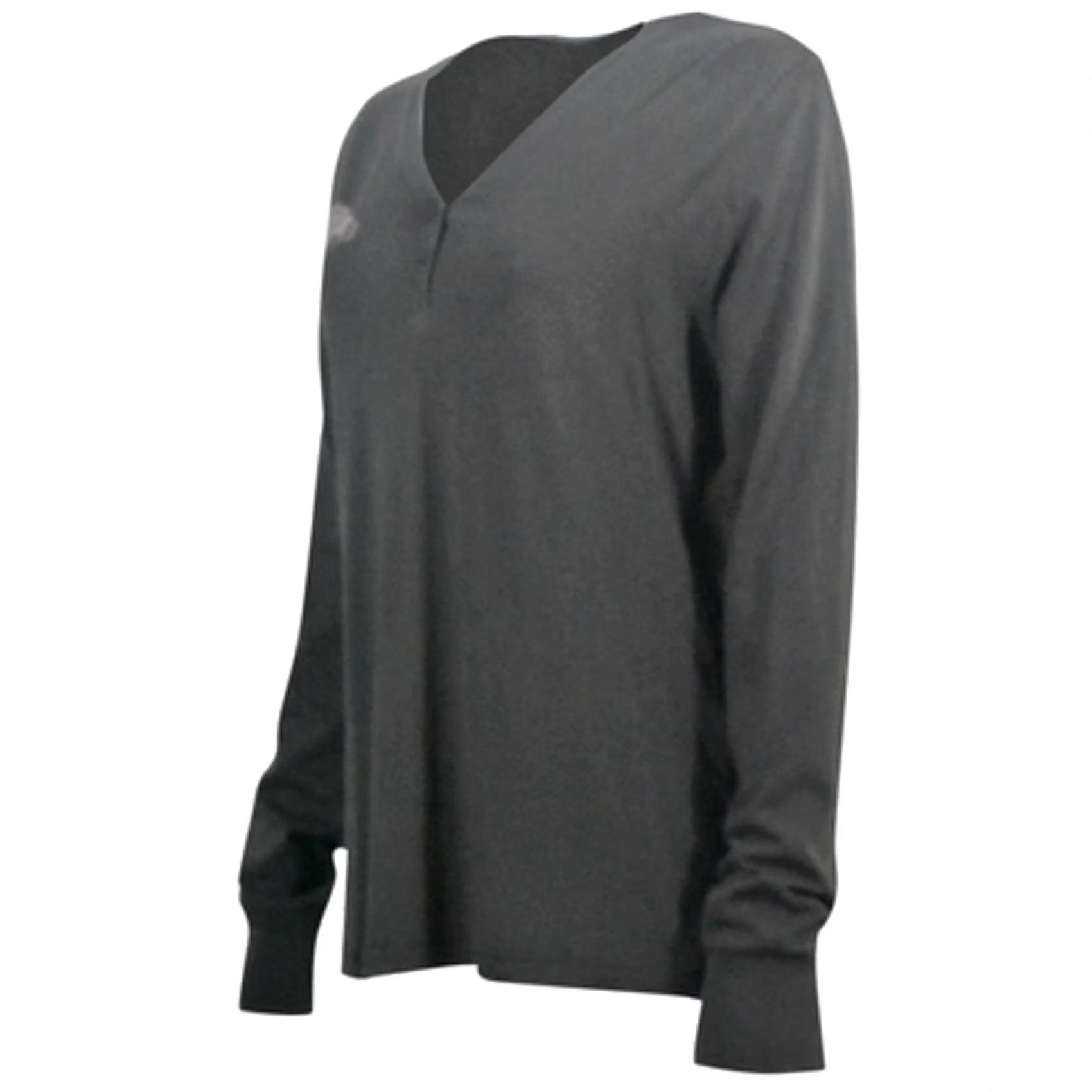 Harley Davidson Harley-Davidson Women's T-Shirt Grey 3 Button V-Neck Henley M Size M / US 6-8 / IT 42-44 - 2 Thumbnail