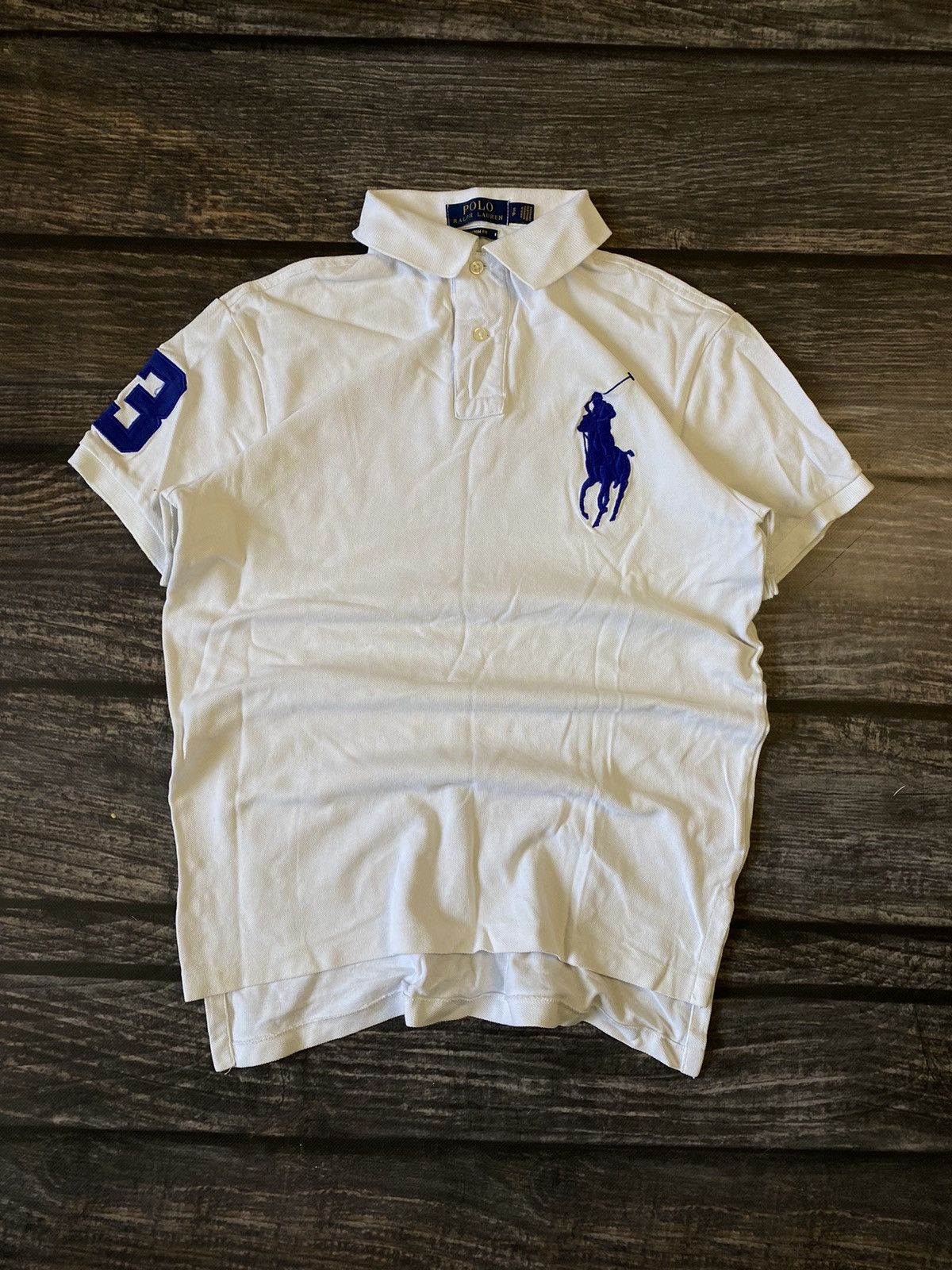 Polo Ralph Lauren Ralph Laurent big logo shirt №3 Size US S / EU 44-46 / 1 - 1 Thumbnail