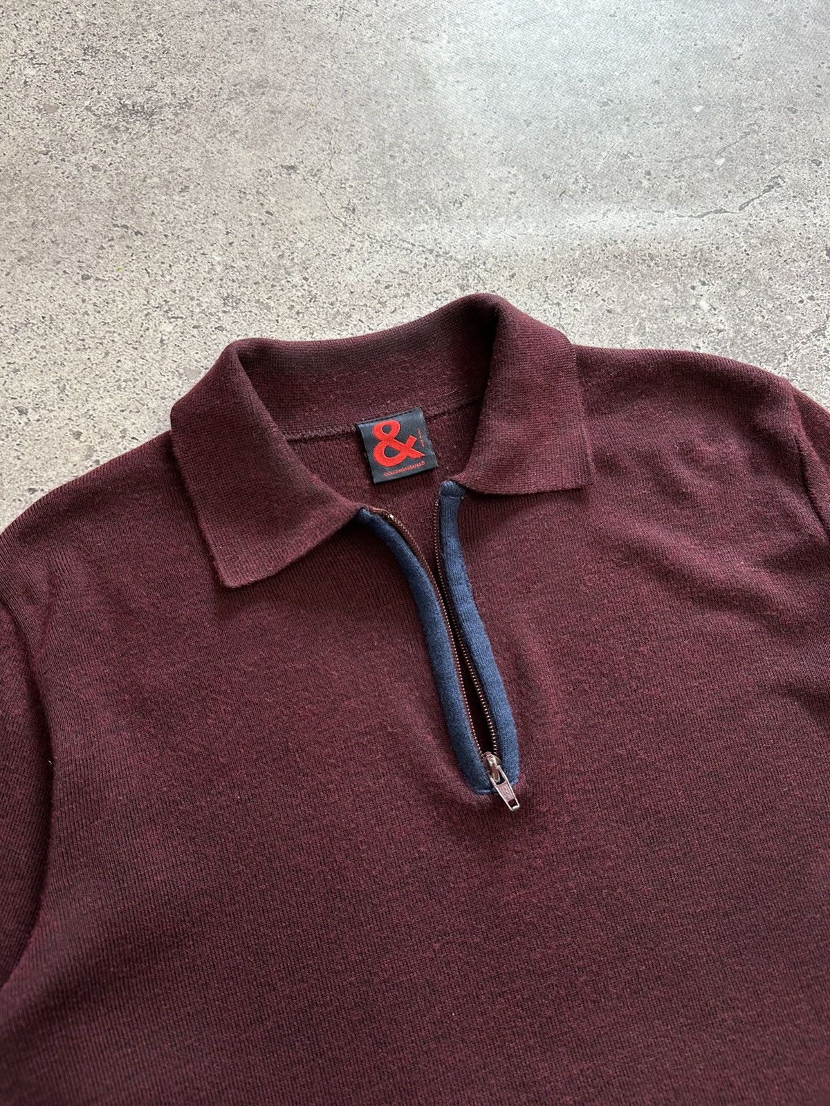 Dolce & Gabbana × Vintage Vintage Dolce & Gabbana 1/4 Zip Sweater Wool D&G Archival Size US S / EU 44-46 / 1 - 6 Thumbnail