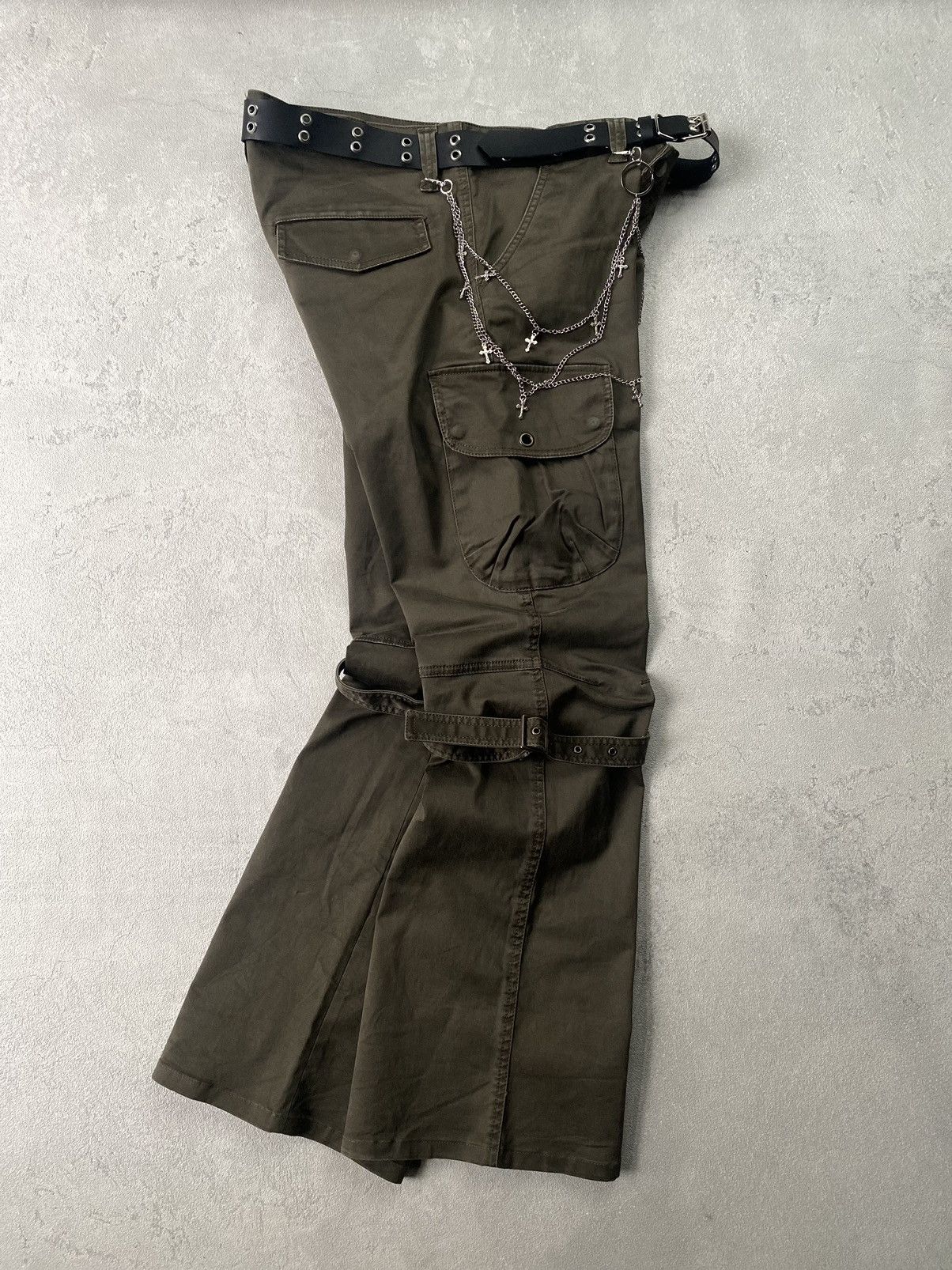 Tete Homme tete homme bootcut bondage cargo pants Size US 33 - 4 Thumbnail