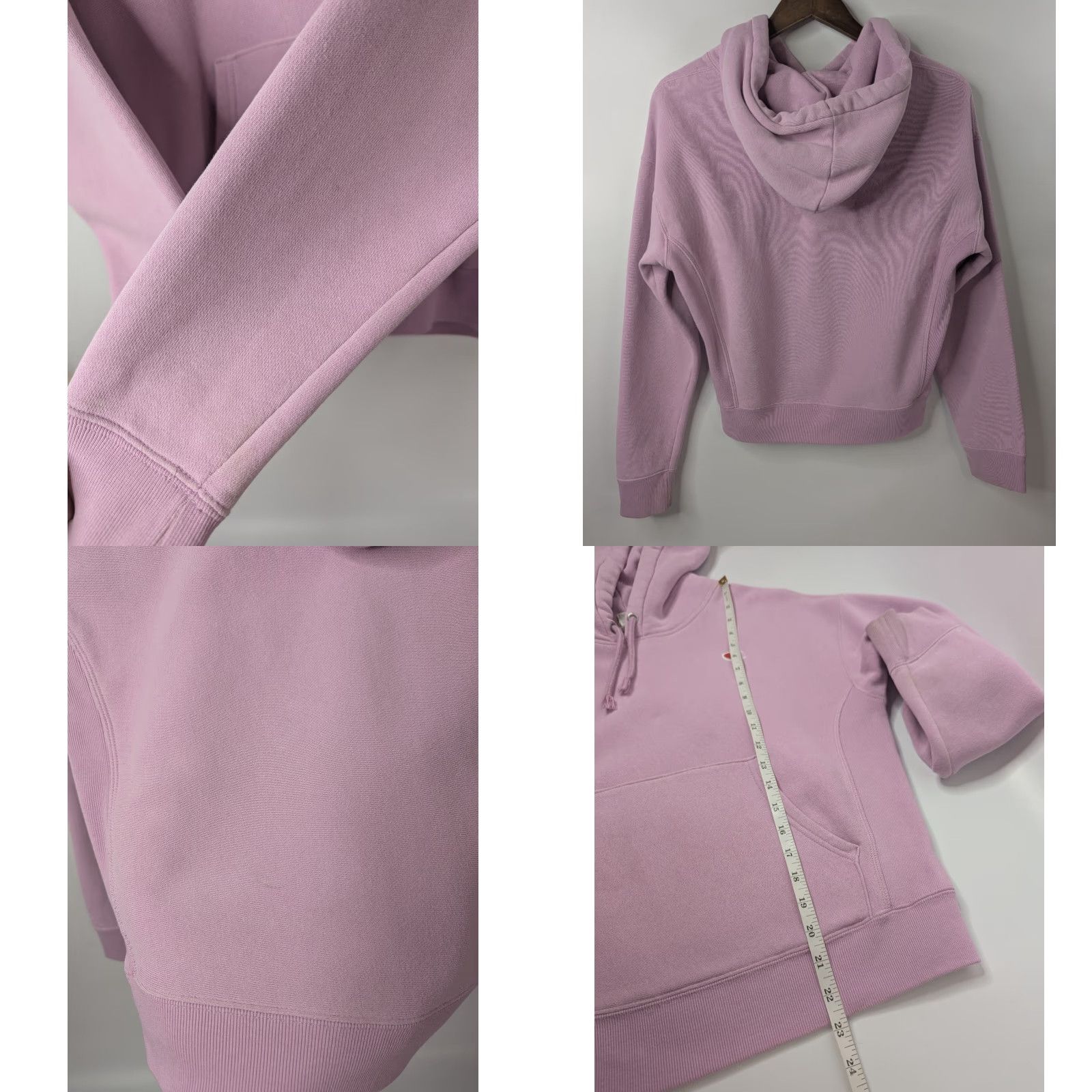 Champion VINTAGE Champion Reverse Weave Hoodie Women's Small Pink Pullover Hooded Sweatshirt Size S / US 4 / IT 40 - 8 Thumbnail