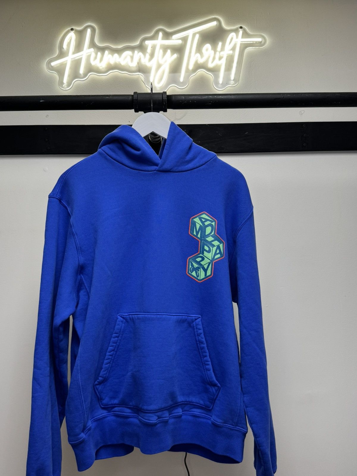 Madhappy MADHAPPY Unisex Cube Hoodie in Cotton Fleece Clemantis Size US M / EU 48-50 / 2 - 4 Thumbnail