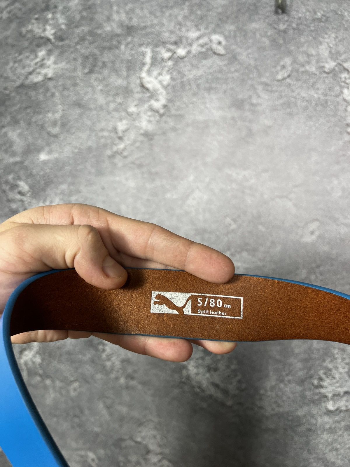 Puma Vintage Y2k Puma Leather Belt With Metal Buckle Size ONE SIZE - 8 Thumbnail