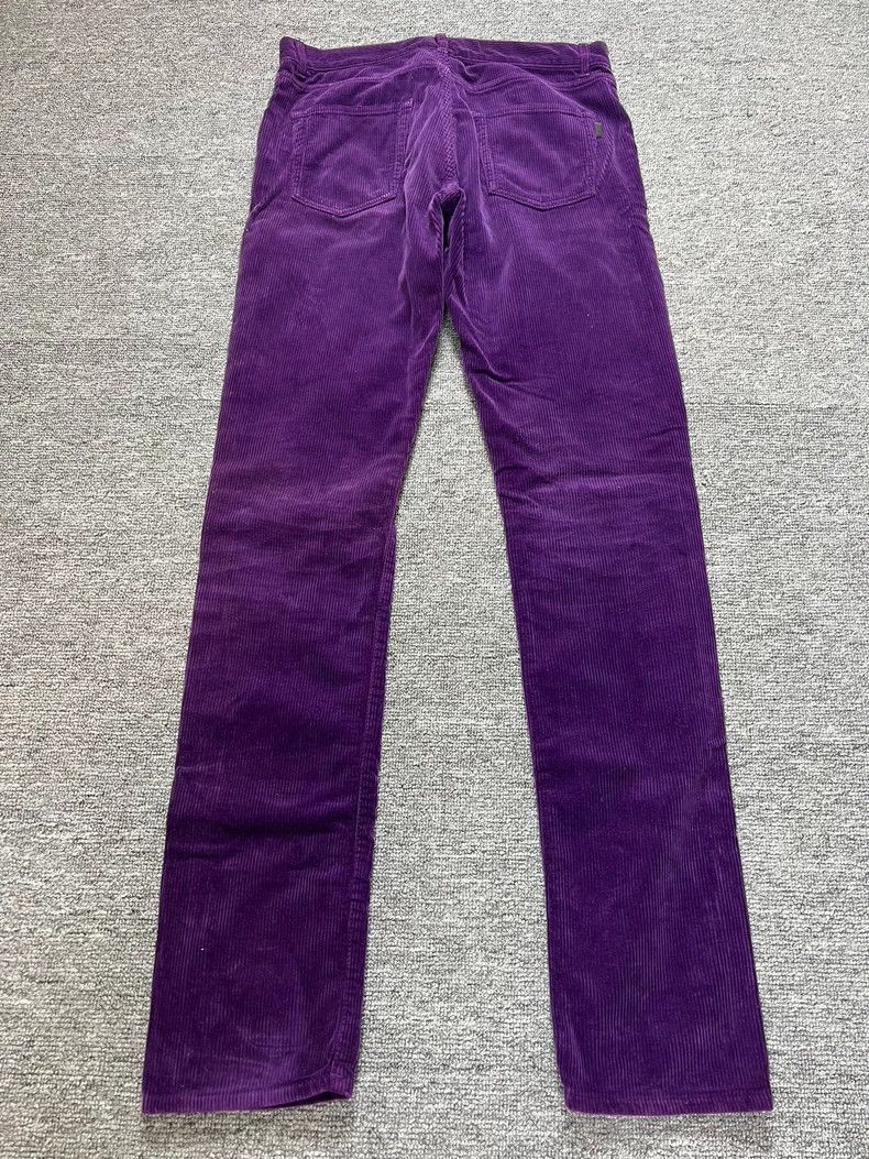 Saint Laurent Paris Saint Laurent Paris 18fwD02 Purple Light Core Velvet Pants- Size US 30 / EU 46 - 2 Thumbnail