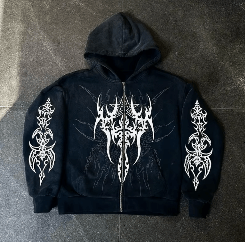 Japanese Brand zipper oversized hoodies Size US XL / EU 56 / 4 - 5 Thumbnail