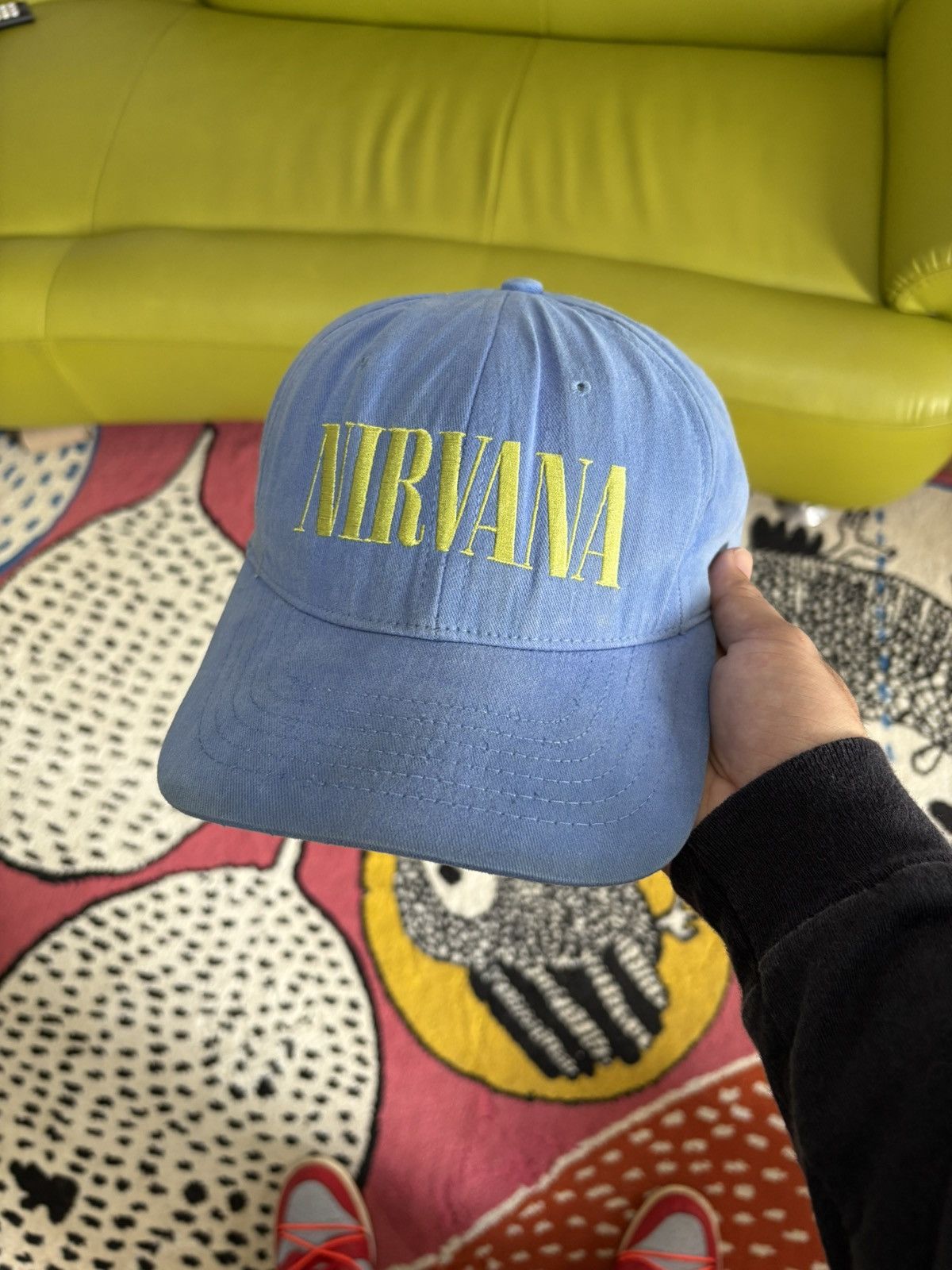 Nirvana Rare 1991’s Nirvana Nevermind Album Promo SnapBack USA Size ONE SIZE - 3 Thumbnail