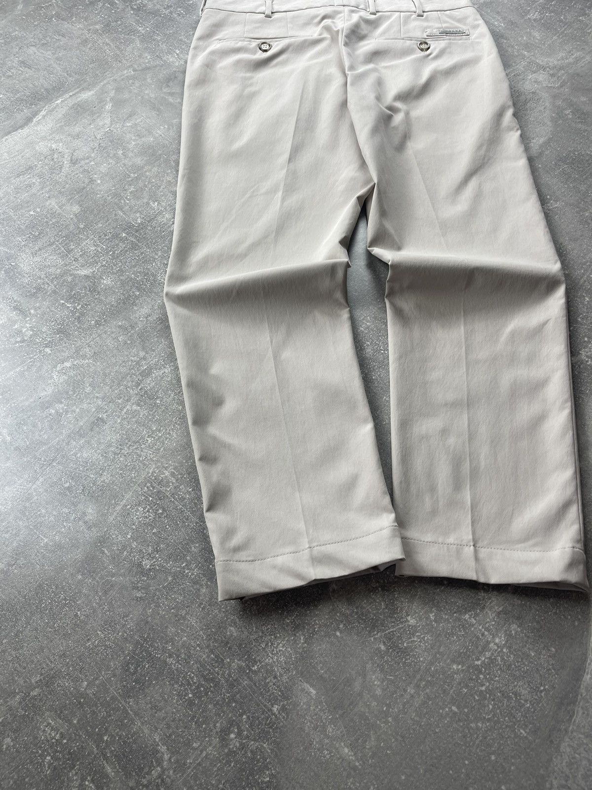 Prada Prada Milano Women’s Pants Beige Slim Fit Cropped Trousers Size 30" / US 8 / IT 44 - 4 Thumbnail