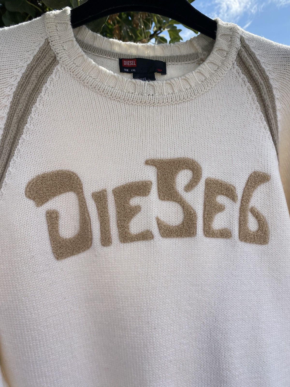 Diesel Diesel 2000's Y2K knit wool sweatshirt big logo - XXL Size US XXL / EU 58 / 5 - 3 Thumbnail