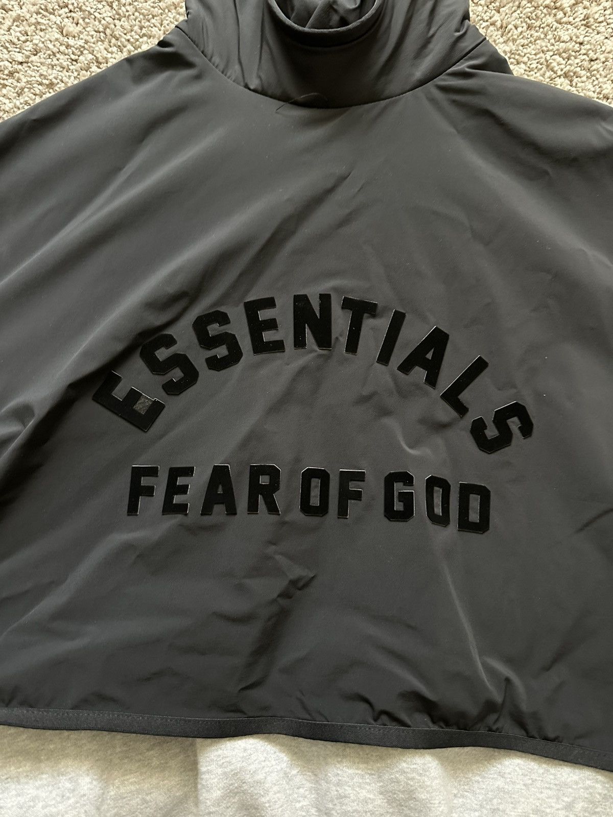 Fear of God Gray & Black Layered Hoodie Size US XS / EU 42 / 0 - 2 Thumbnail