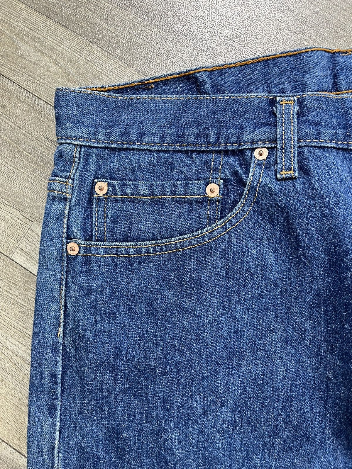 Levi's Vintage Clothing 🇺🇸1990s Vintage Levis 501XX 38x32 Straight Leg Blue Jeans Size US 38 / EU 54 - 5 Thumbnail