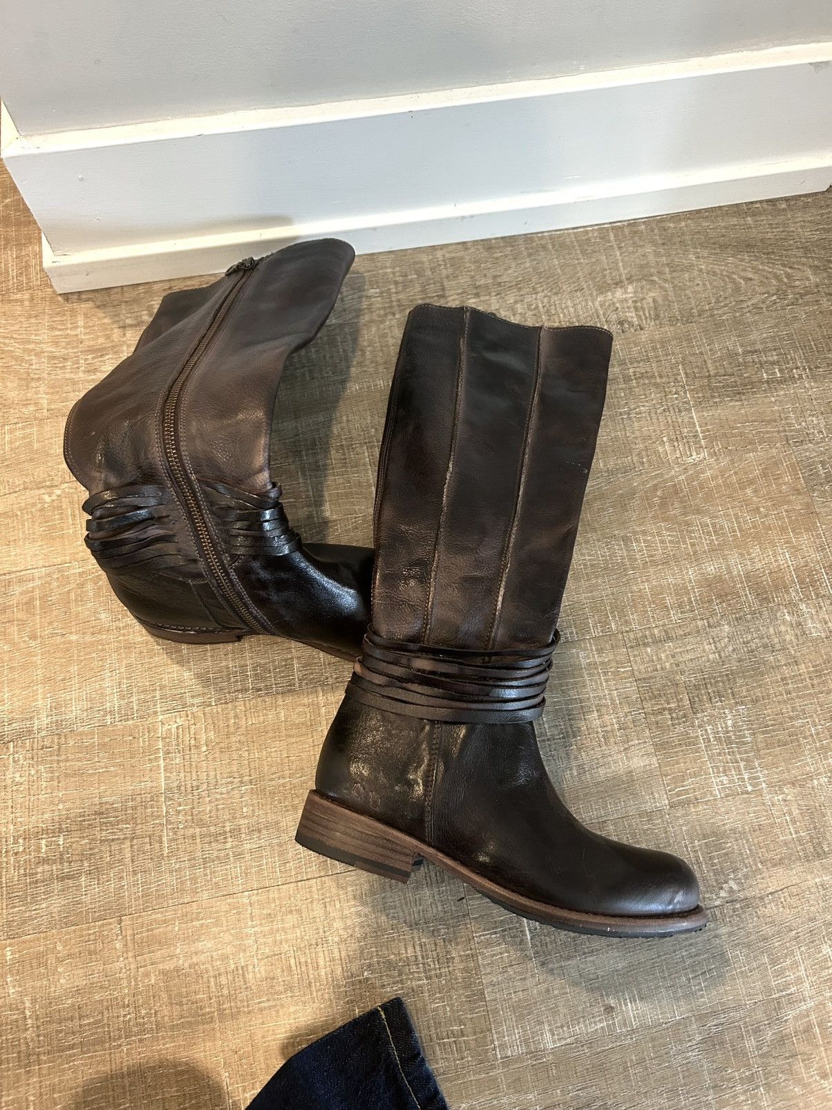 Bed Stu BEDSTU leather riding moto boots Size US 6 / IT 36 - 2 Thumbnail