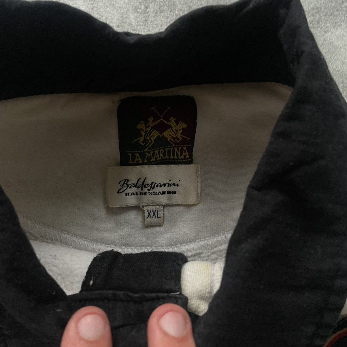 Vintage La Martina Baldessarini #2 Polo Team Rugby Polo