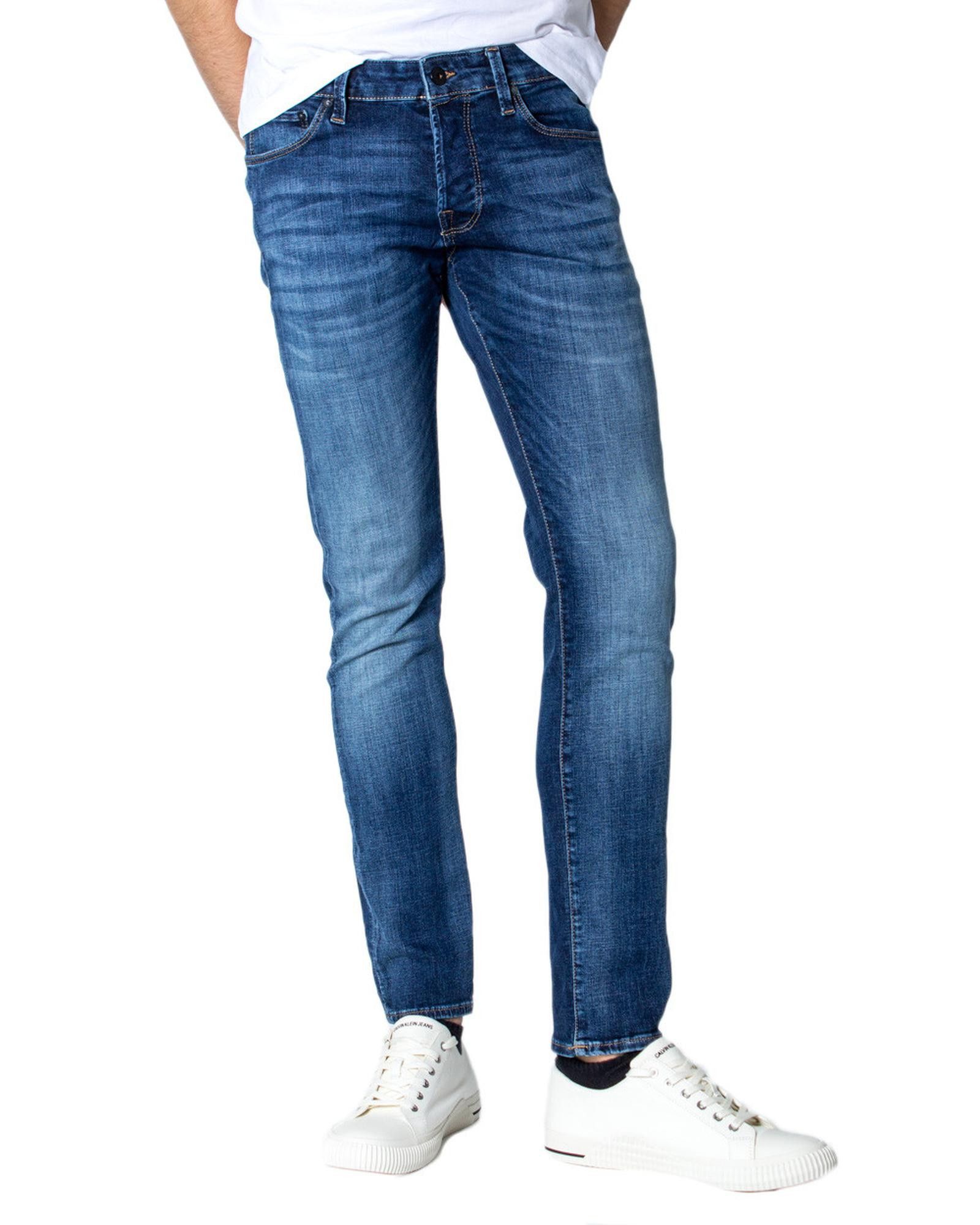 image of Jack Jones Zip & Button Jeans in Blue, Men's (Size 27)