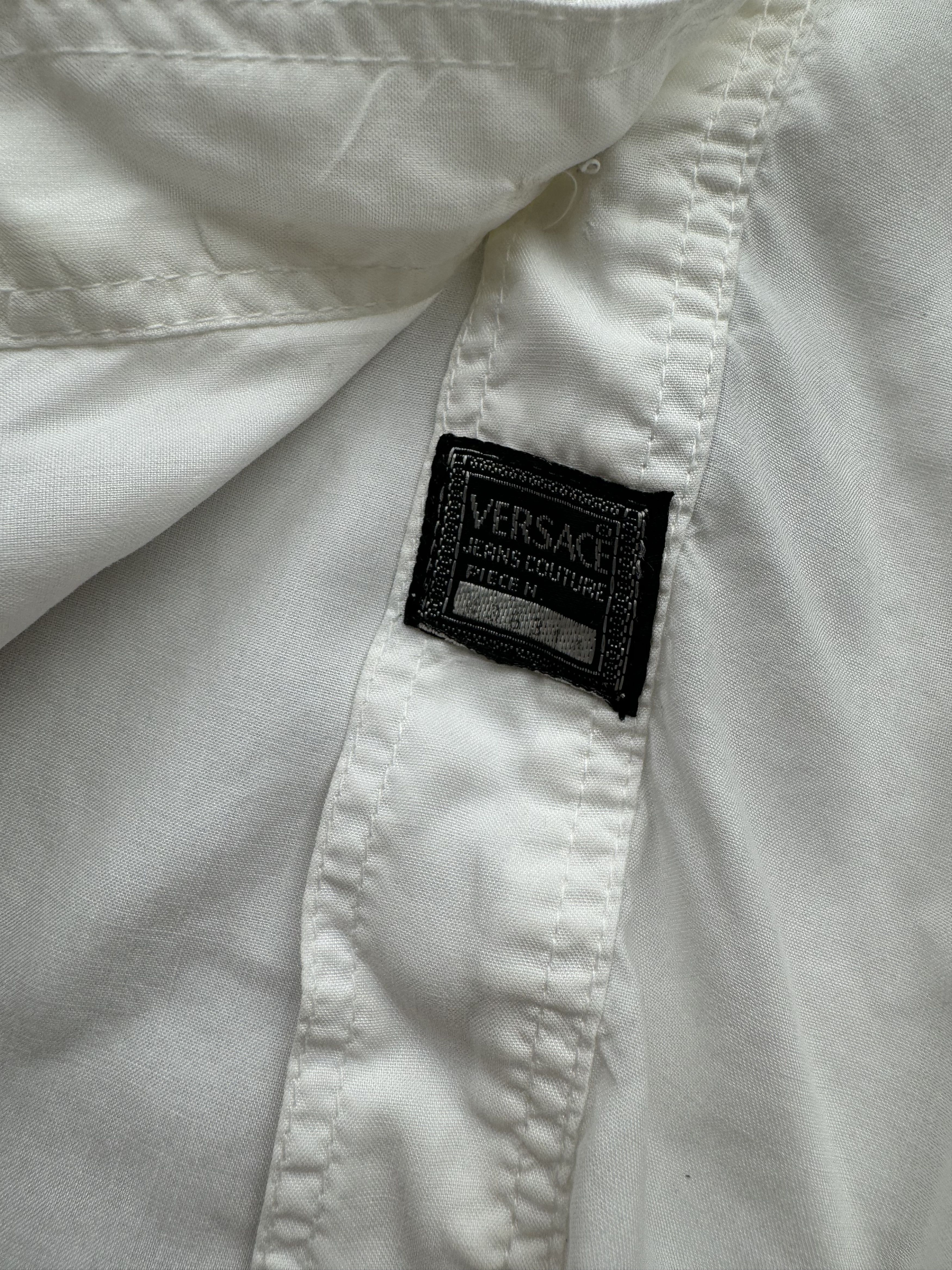 Versace Jeans Couture × Vintage Versace Jeans Couture Vintage Worn Shirt Size US M / EU 48-50 / 2 - 11 Thumbnail