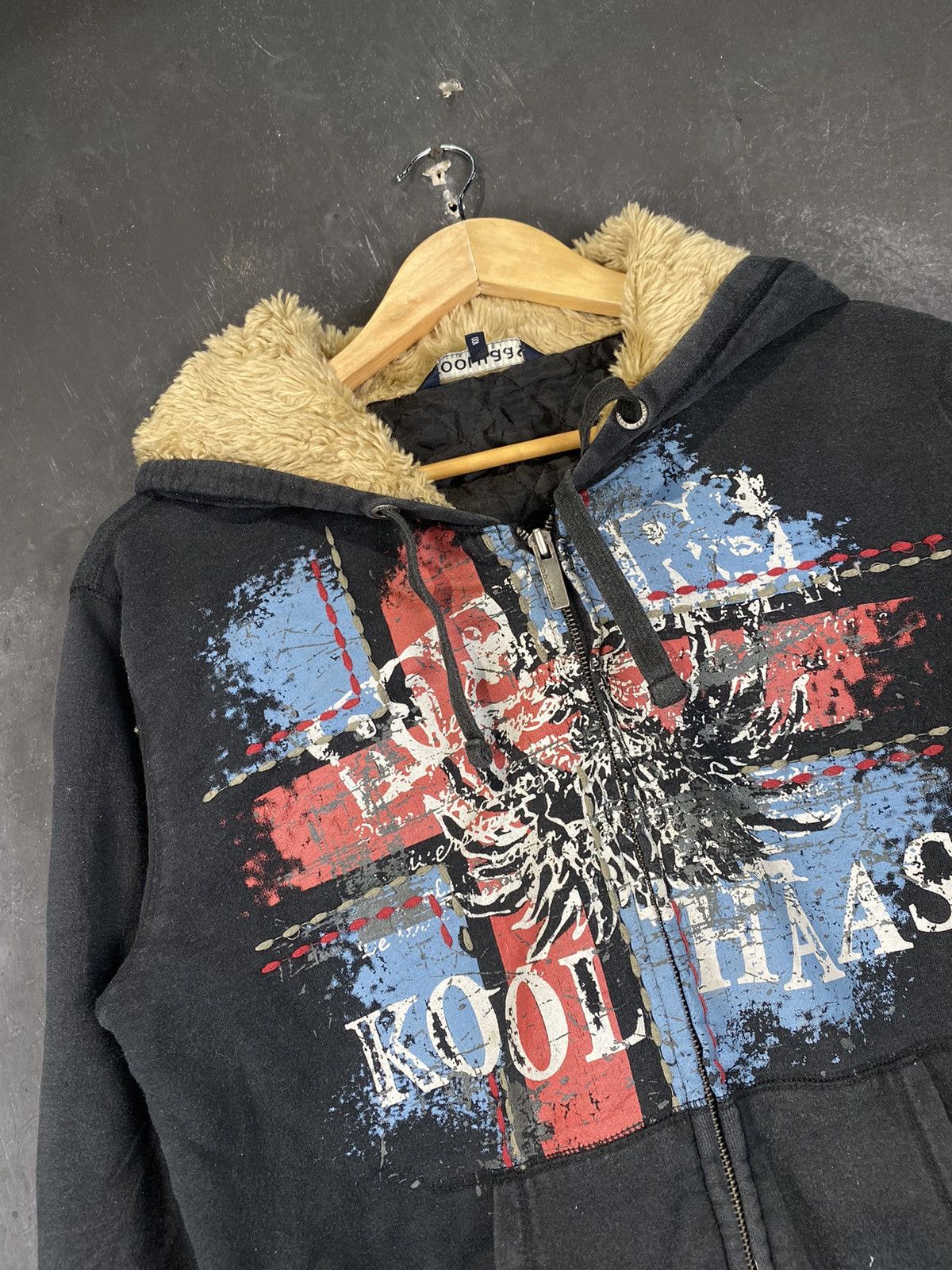 If Six Was Nine y2k Koolhaas Fur Hoodie Lgb Zipped Up Size US M / EU 48-50 / 2 - 3 Thumbnail