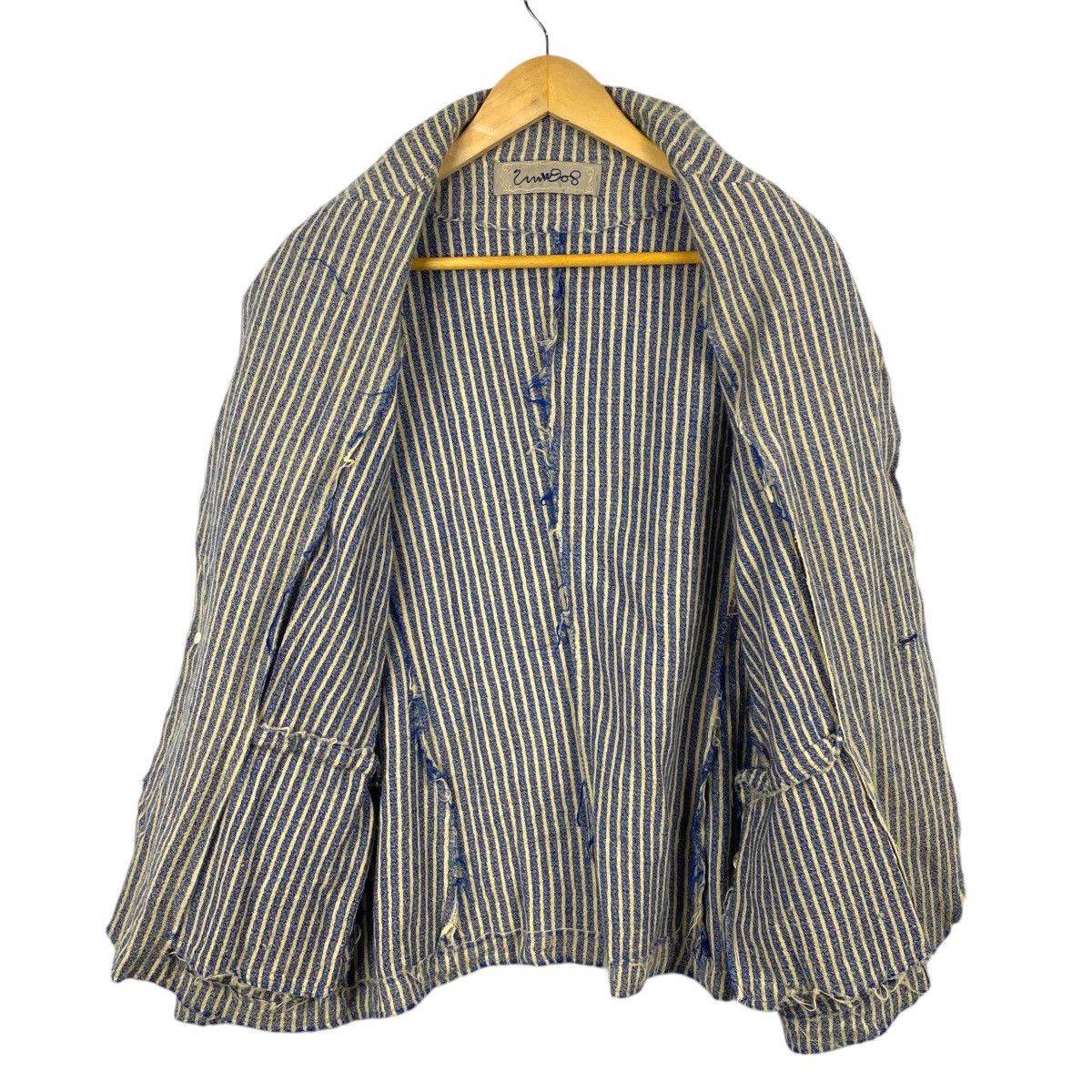 45rpm × Kapital × Umii 908 💥UMII 908 WOOLEN HICKORY LIGHT JACKET Size M / US 6-8 / IT 42-44 - 7 Thumbnail