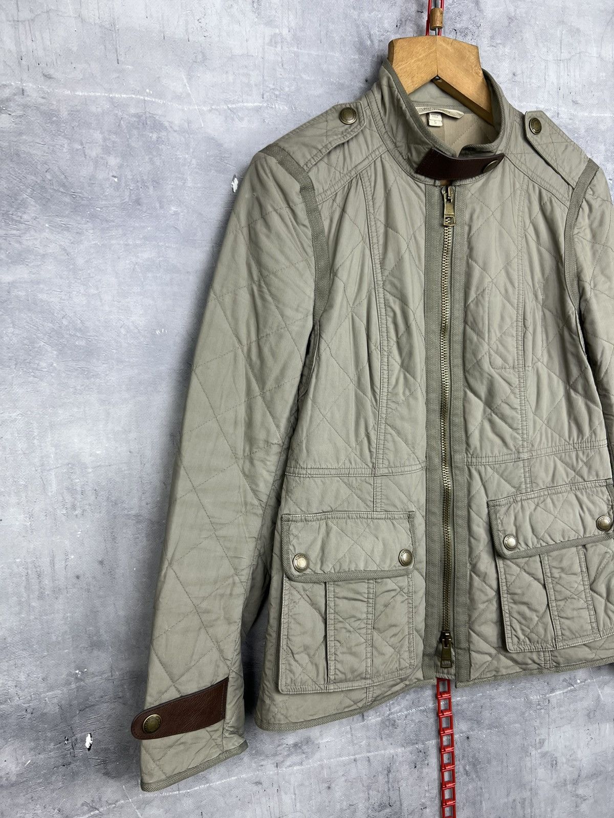 Burberry burberry brit utility nova check women’s green jacket size s Size S / US 4 / IT 40 - 5 Thumbnail