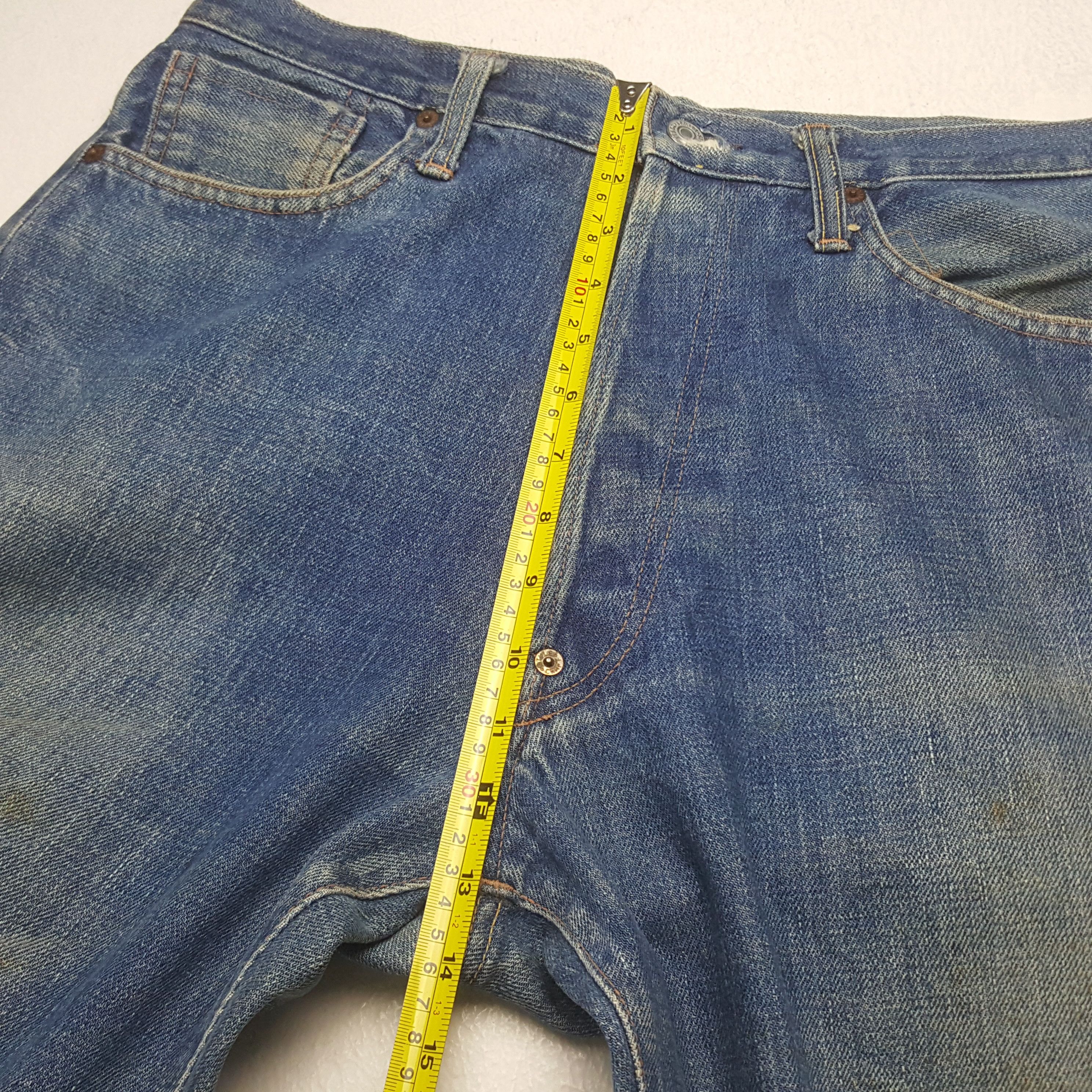 Evisu Vintage Evis Selvedge Daicock Custom Art Denim Jeans RR10 Size US 32 / EU 48 - 8 Thumbnail