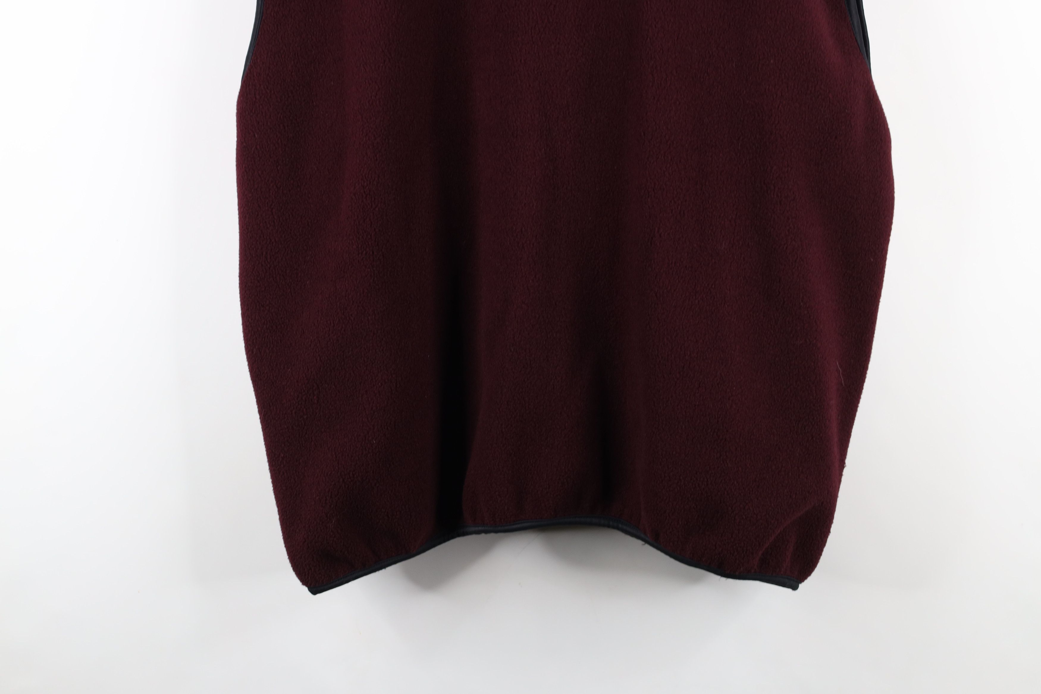 Champion × Vintage Vintage 90s Champion Logo Full Zip Fleece Vest Jacket Maroon Size US L / EU 52-54 / 3 - 13 Thumbnail