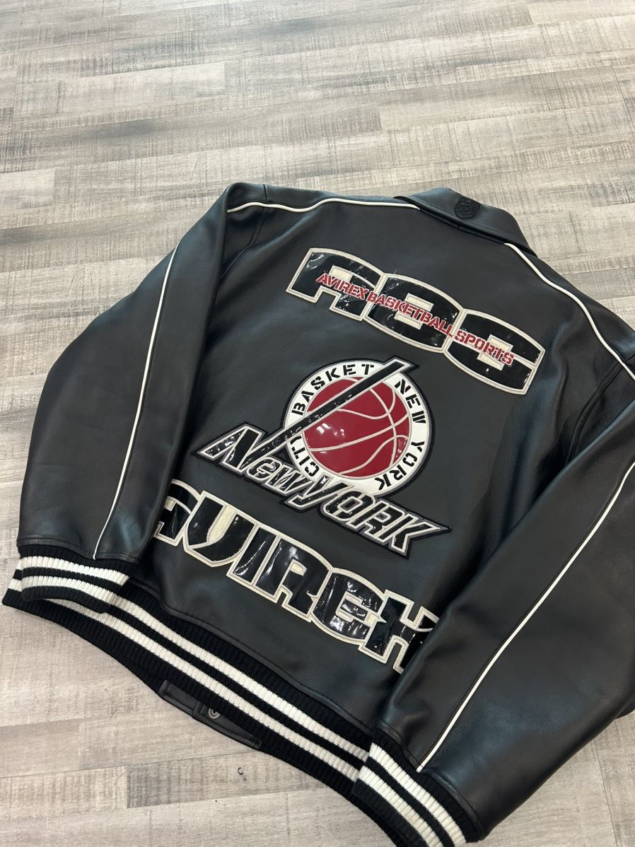 Avirex Avirex Leather Basketball Varsity Jacket Size US XXL / EU 58 / 5 - 6 Thumbnail