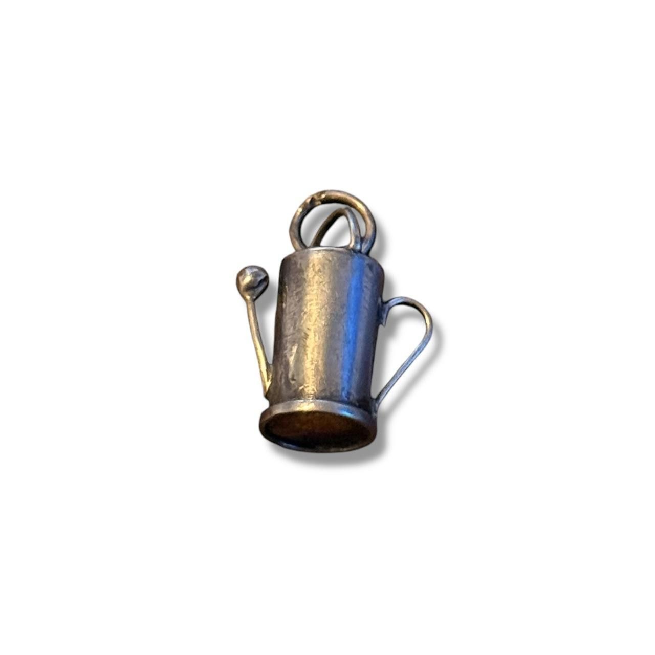 Designer Vintage Sterling Silver Watering Can Pendant/Charm Size ONE SIZE - 1 Thumbnail