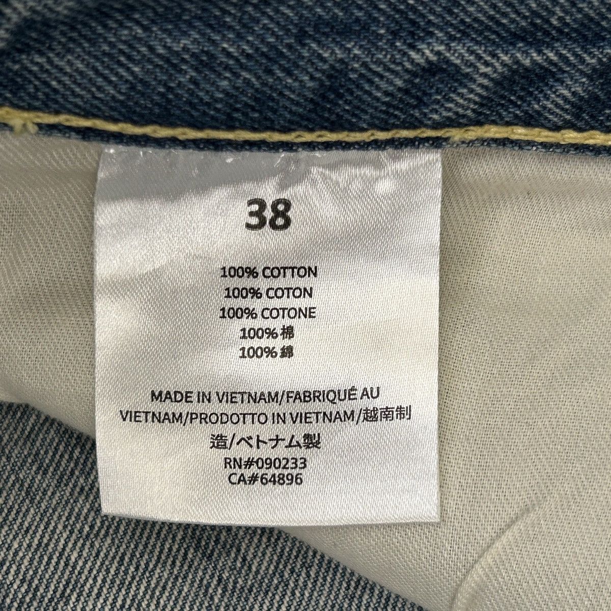 Fear of God FEAR OF GOD ESSENTIALS Blue Faded Jeans 5 Pocket Denim Size US 38 / EU 54 - 4 Thumbnail