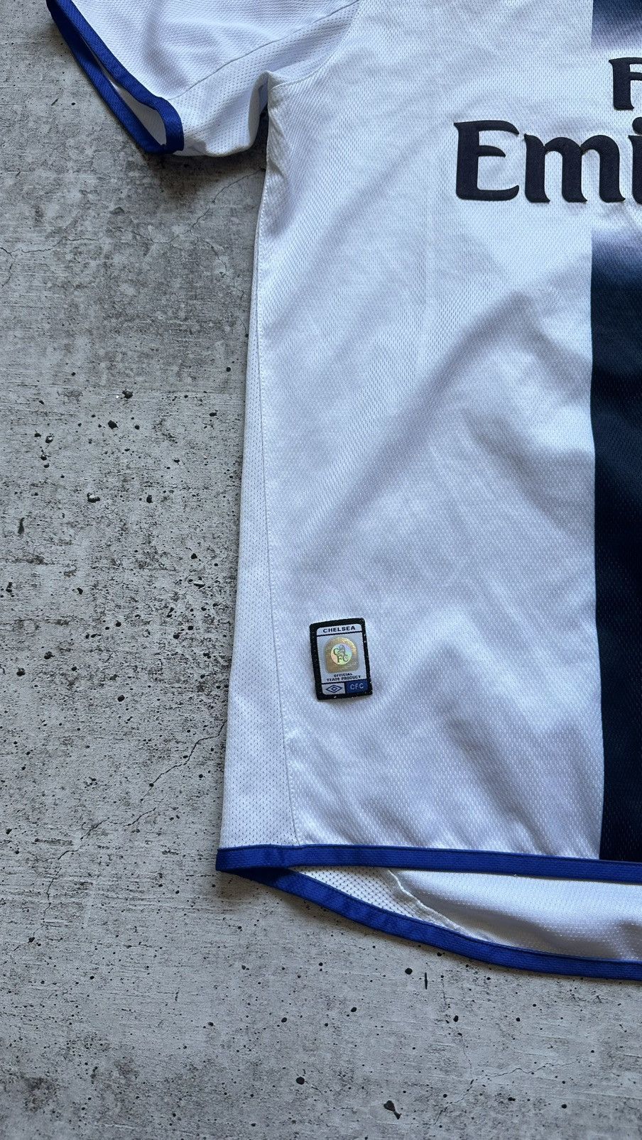 Umbro 2004/05 Umbro Chelsea FC Drogba Match Worn Vintage Jersey Size US L / EU 52-54 / 3 - 3 Thumbnail