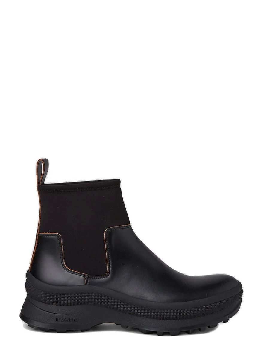 Jil Sander o1y1124 Ankle Boots in Black Size US 12 / EU 45 - 2 Thumbnail