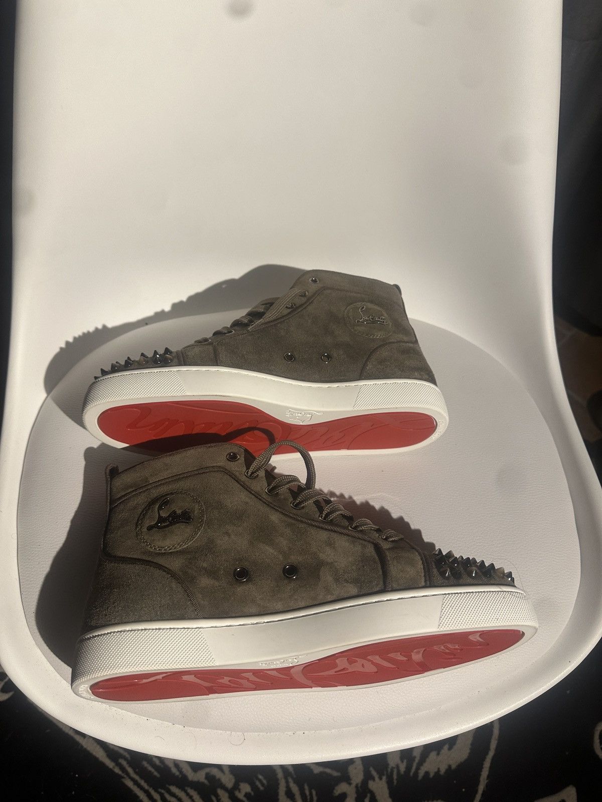Christian Louboutin Louboutin Louis flat spikes Size US 7 / EU 40 - 2 Thumbnail