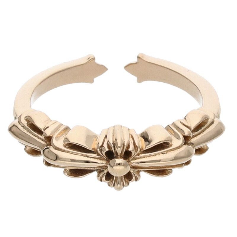 Chrome Hearts 22K Baby Classic Floral Gold Ring - Main Image