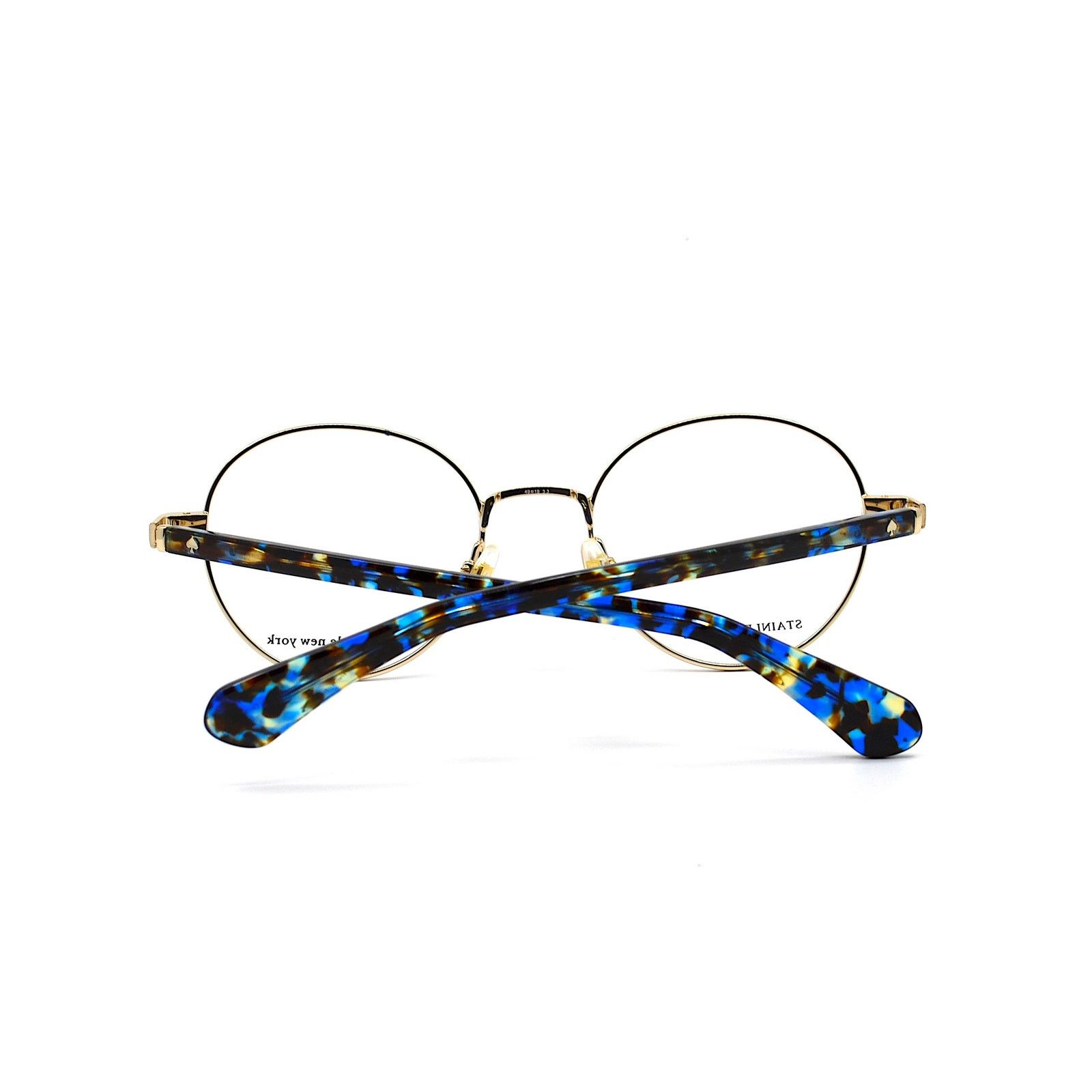 Kate Spade NEW KATE SPADE MARCIANN LKS BLUE GOLD EYEGLASSES FRAME Size ONE SIZE - 10 Thumbnail
