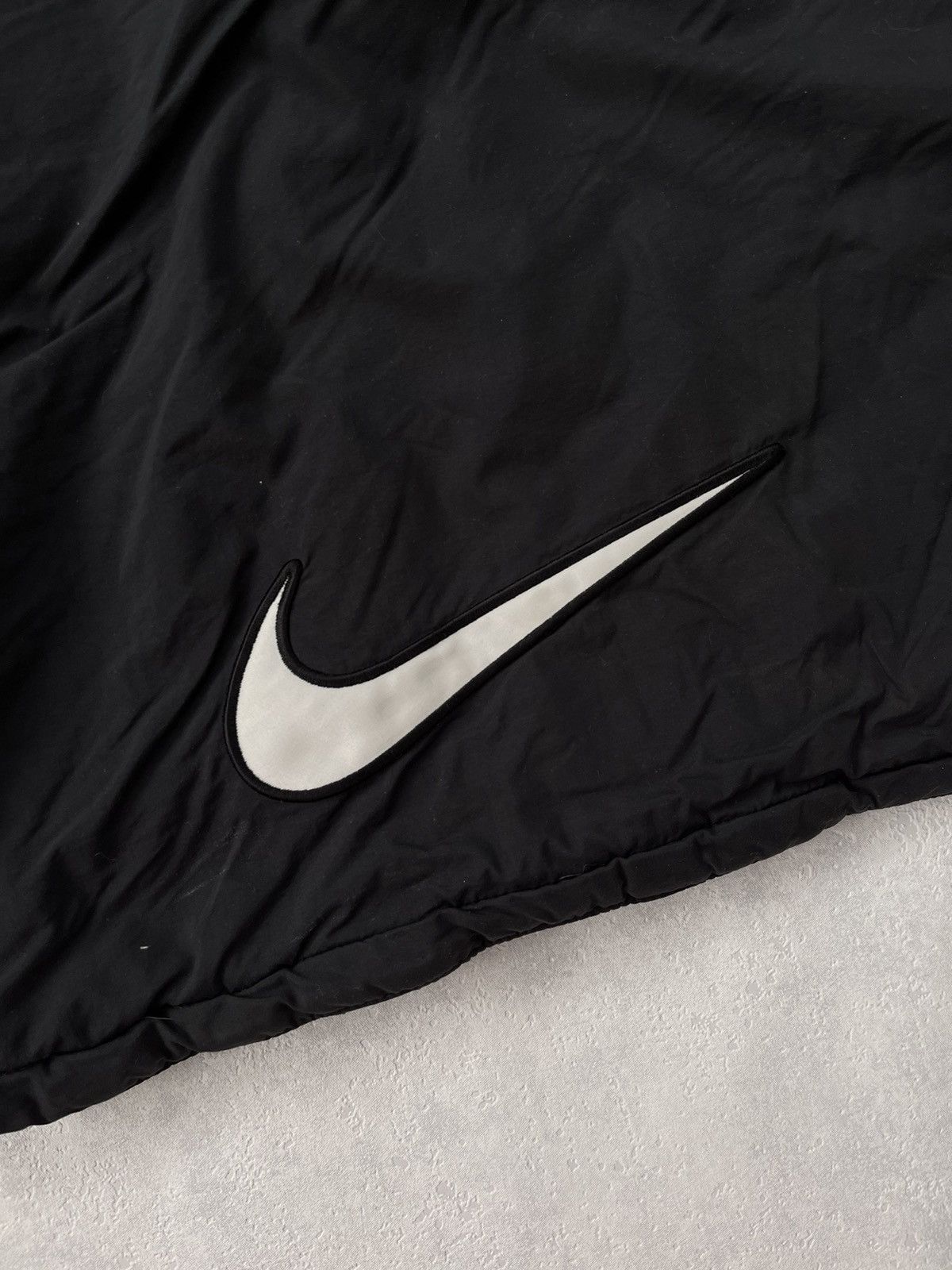 Nike × Vintage 90's NIKE RETRO RARE BIG SWOOSH LOGO Y2K DOWN PUFFER JACKET Size US S / EU 44-46 / 1 - 7 Thumbnail