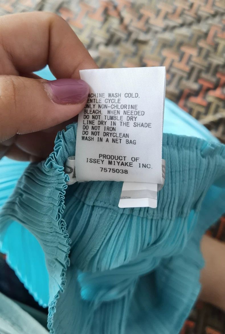 Issey Miyake issey miyake size:3 Blue pleated pants Size 42" / US 20 - 4 Thumbnail