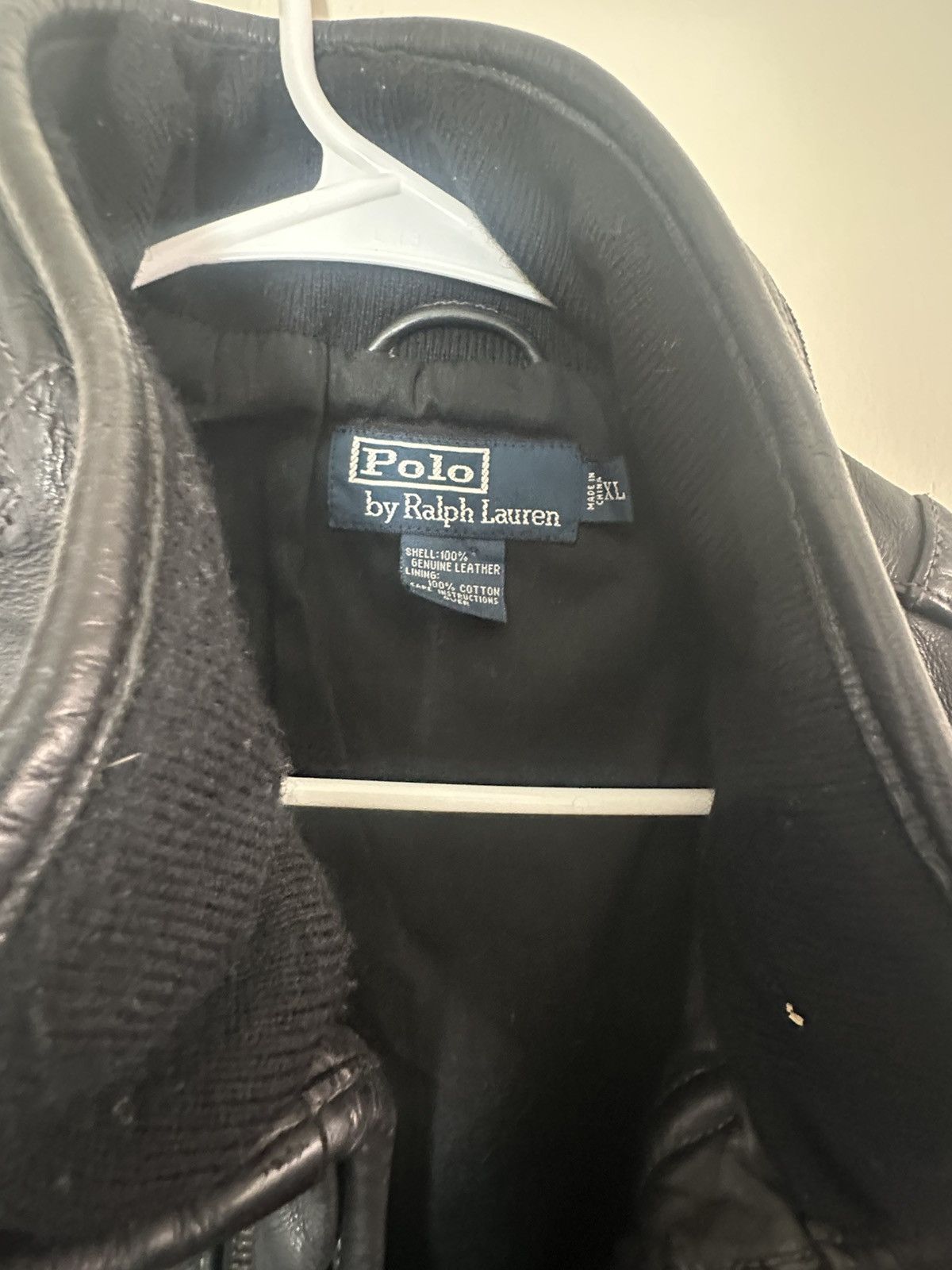 Polo Ralph Lauren Very Rare Polo Ralph Lauren Leather Motorcycle Vest Size US XL / EU 56 / 4 - 2 Thumbnail