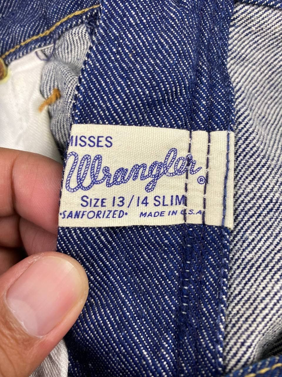 Vintage vintage wrangler cropped denim gripper zipper Size US 28 / EU 44 - 10 Thumbnail