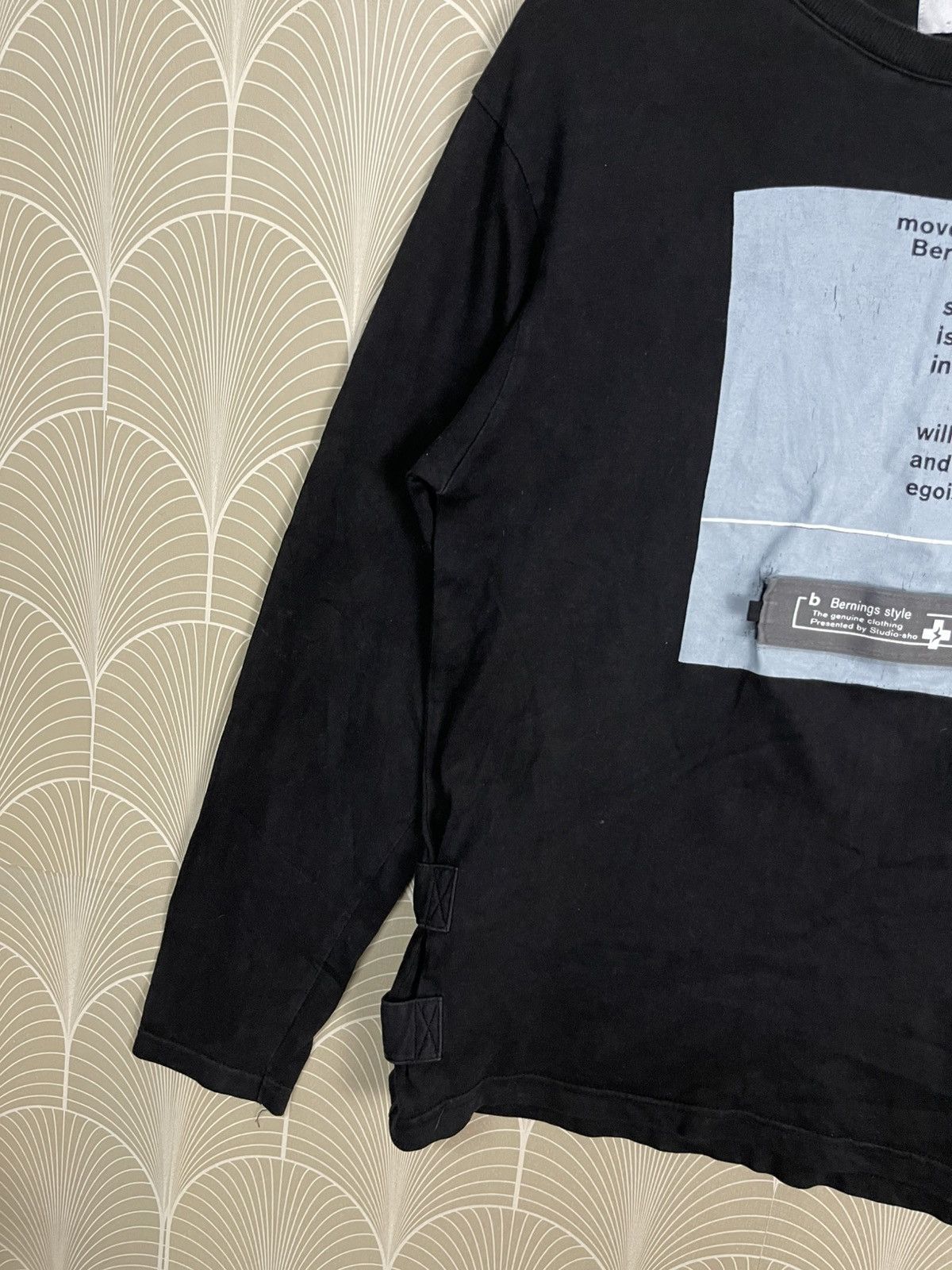 Japanese Brand 2000s BERNINGS SHO BONDAGE LONG SLEEVE TSHIRT Size US S / EU 44-46 / 1 - 4 Thumbnail