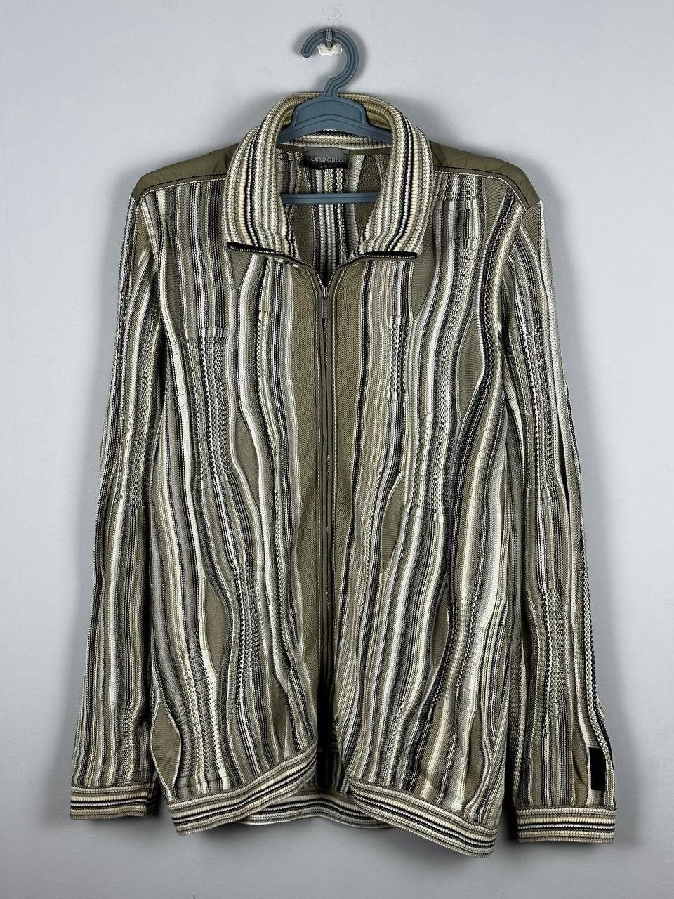 Carlo Colucci Rare Luxury Sweater Carlo Colluci Chunky Metal Sweater Size US L / EU 52-54 / 3 - 1 Thumbnail