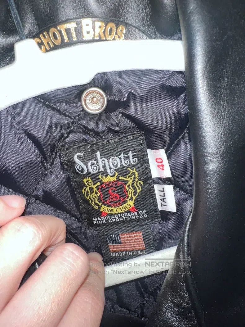 Schott Schott Leather coat Size US XXS / EU 40 - 2 Thumbnail