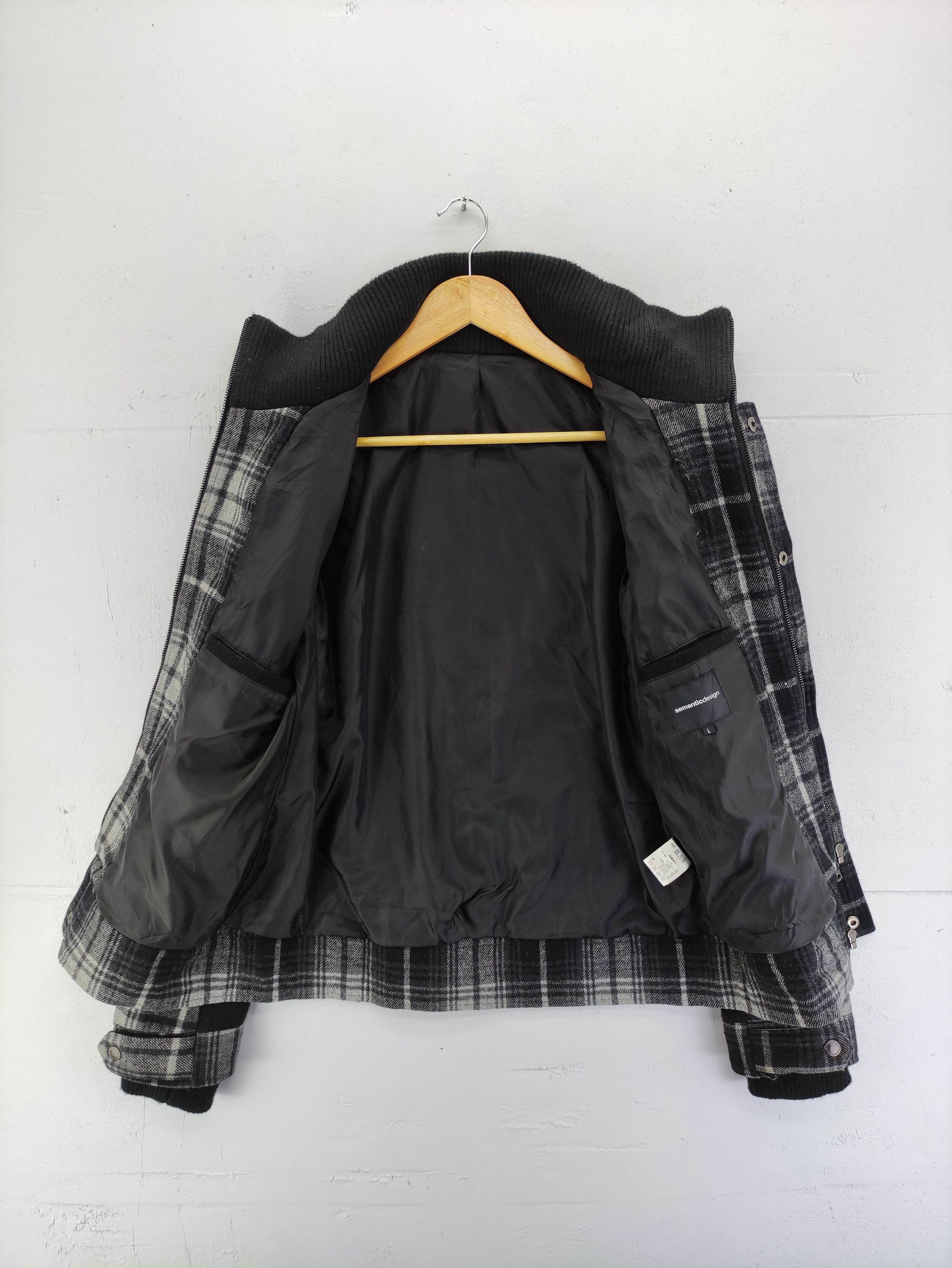 semanticdesign Vintage Semantic Design Double Zip Wool Jacket Size US M / EU 48-50 / 2 - 5 Thumbnail