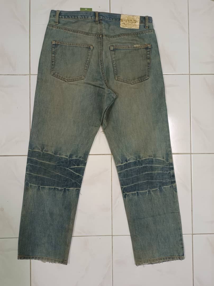Japanese Brand Plotgate Original Patchwork Denim Jeans Size US 33 - 2 Thumbnail