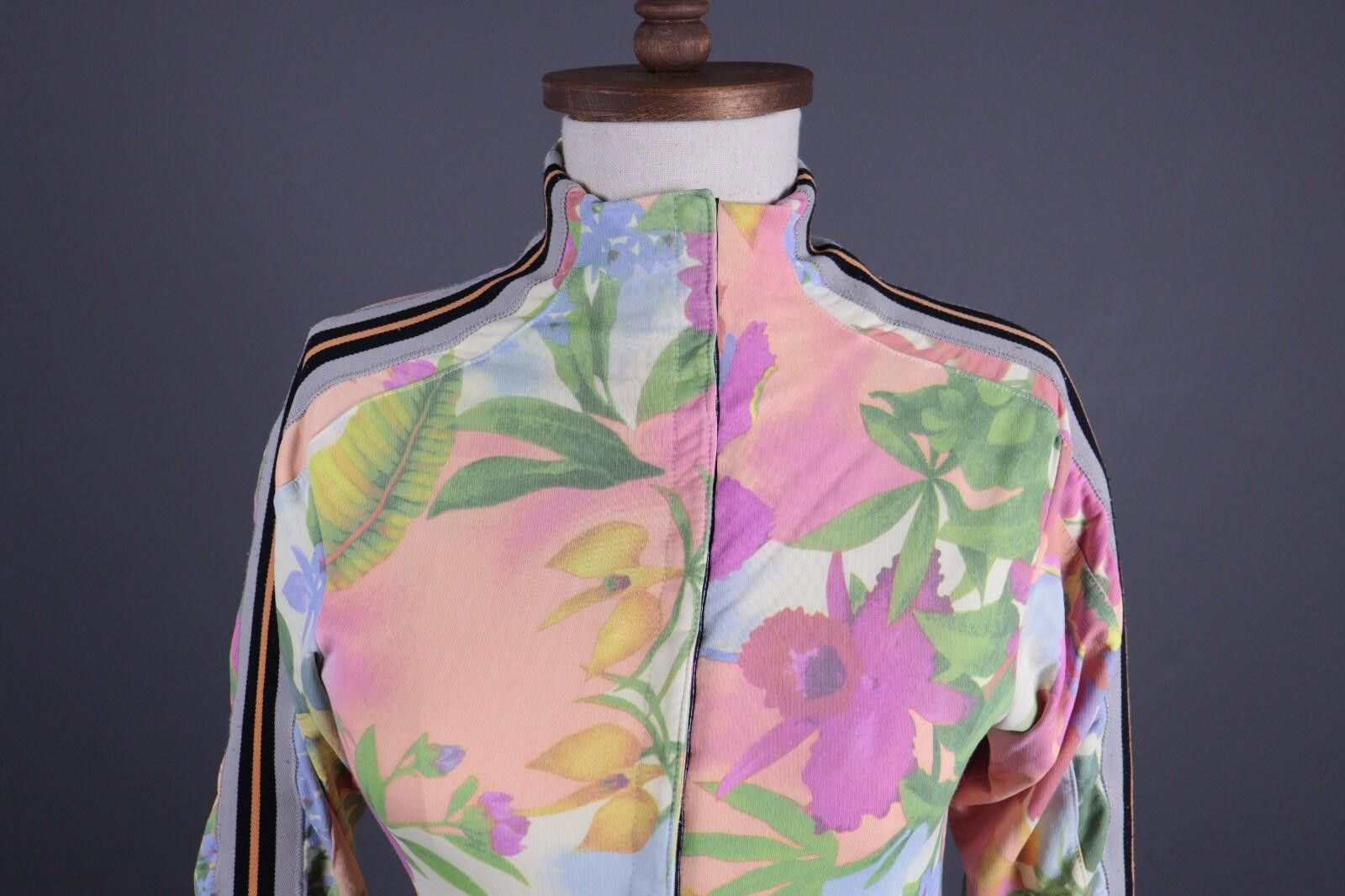 JET SET Jet Set Multicolor Allover Floral Fleece Jacket Size M Size M / US 6-8 / IT 42-44 - 4 Thumbnail