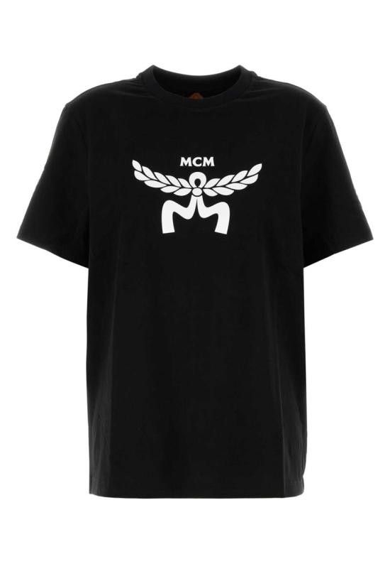 MCM MCM Men T-Shirts MHTFSMM01 BK Black Size US L / EU 52-54 / 3 - 1 Thumbnail