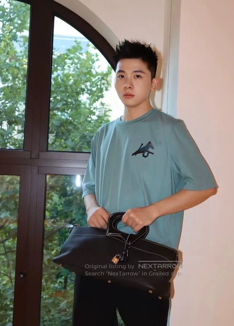 Hermes Hermes Cerulean Short-Sleeve T-Shirt, Pure Cotton Size US XXL / EU 58 / 5 - 7 Thumbnail