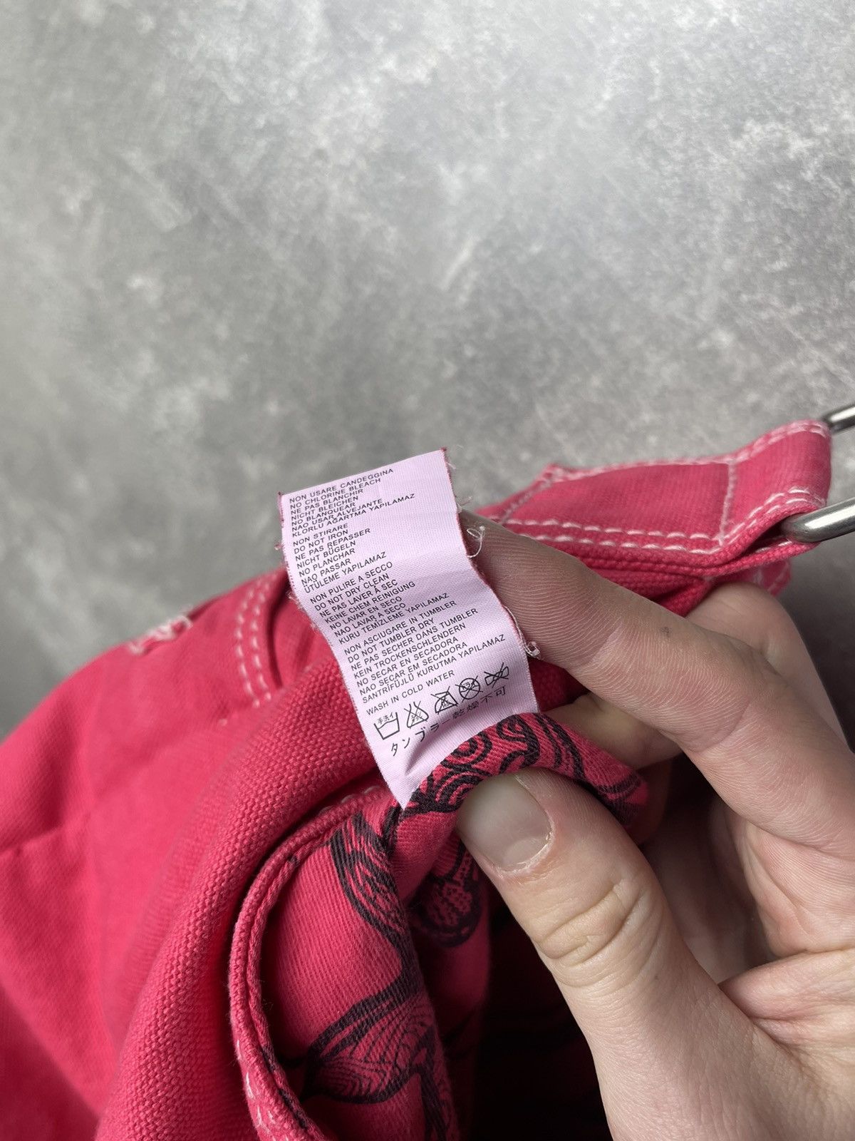 Diesel Diesel 1978 Red Durable Canvas Shoulder Bag Y2K Era Utility Size ONE SIZE - 15 Thumbnail
