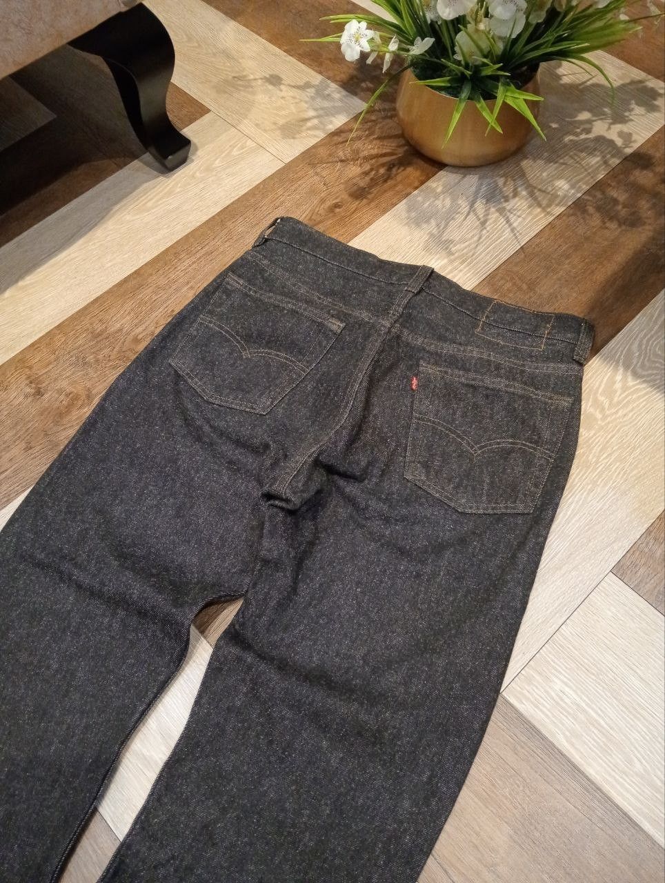 Levi's LEVI'S VINTAGE 501 BLACK DENIM PANTS Size US 30 / EU 46 - 14 Thumbnail
