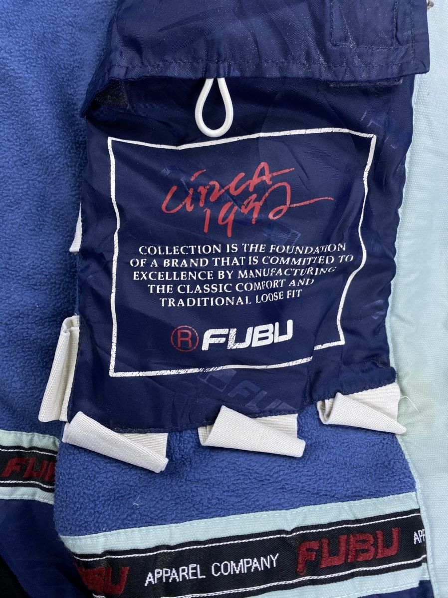 Fubu Vintage FUBU Rare Sport Two Tone Blue Zipper Jacket Size US XXL / EU 58 / 5 - 10 Thumbnail