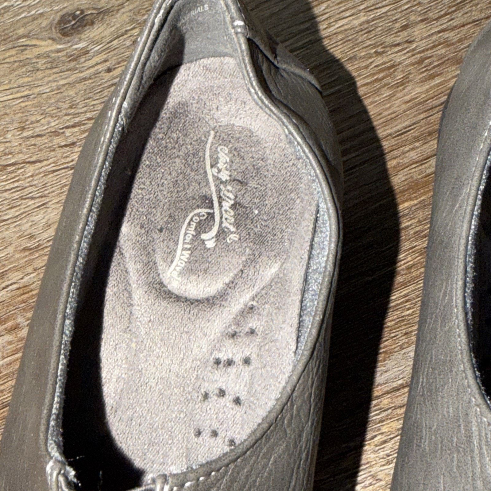 Other Men's Slip On Heeled Shoes Grey 6.5 Men Formal Casual Size US 6 / EU 39 - 4 Thumbnail